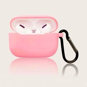 Sold ❤️New Pink Silicone AirPod Pro Case With Keychain LED Visible Full Coverage